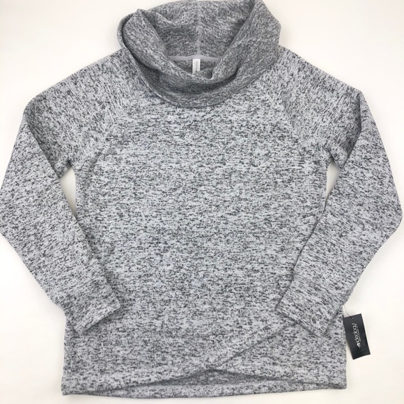 Ideology Pullover Tulip Hem Cowl Neck Sweater - Picture 2 of 14